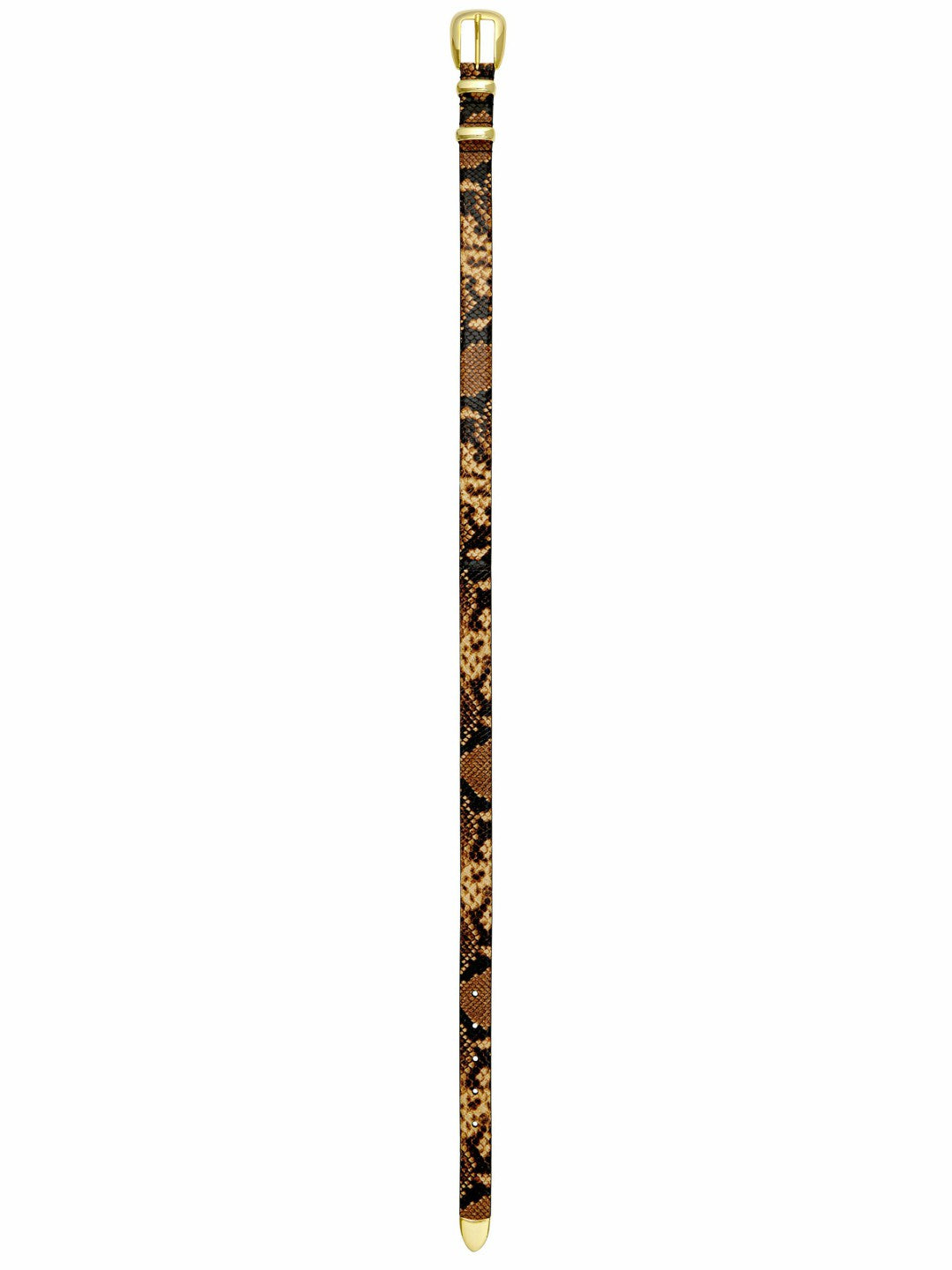 Hayden Buckle Belt In Camel/black - Alice + Olivia Women