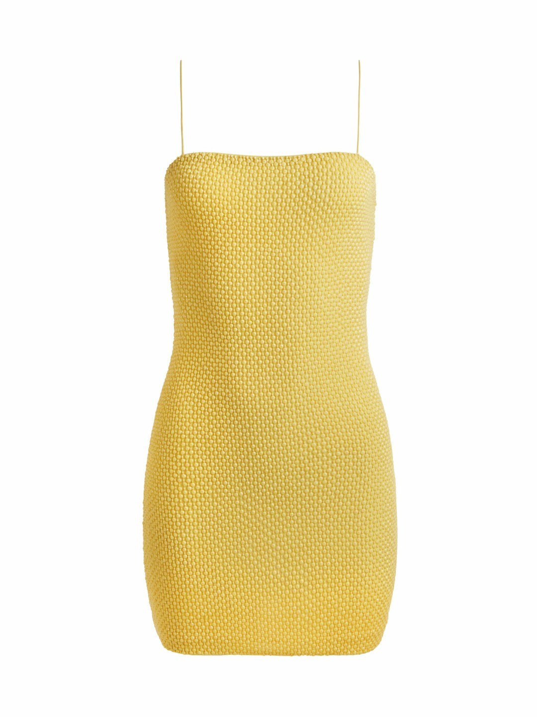 Fifi Embellished Fitted Mini Cami Dress In Lemon Meringue - Alice + Olivia Women