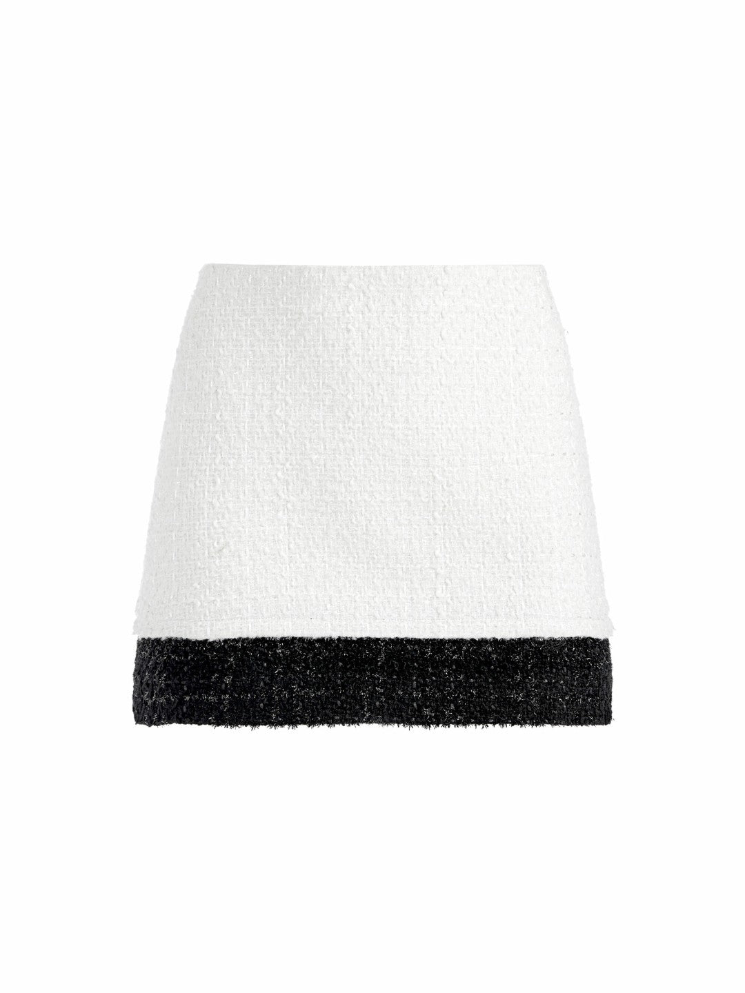 Ecenia Mini Skirt In Off White/black - Alice + Olivia Women