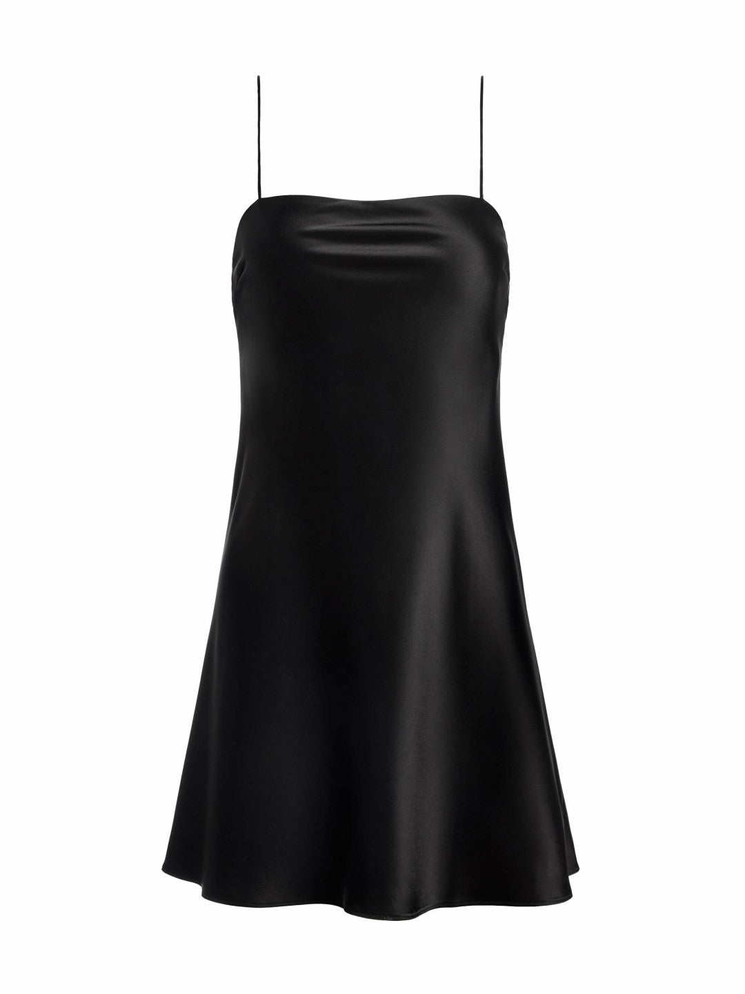 Noelie Cowl Back Dress In Black/off White - Alice + Olivia Women