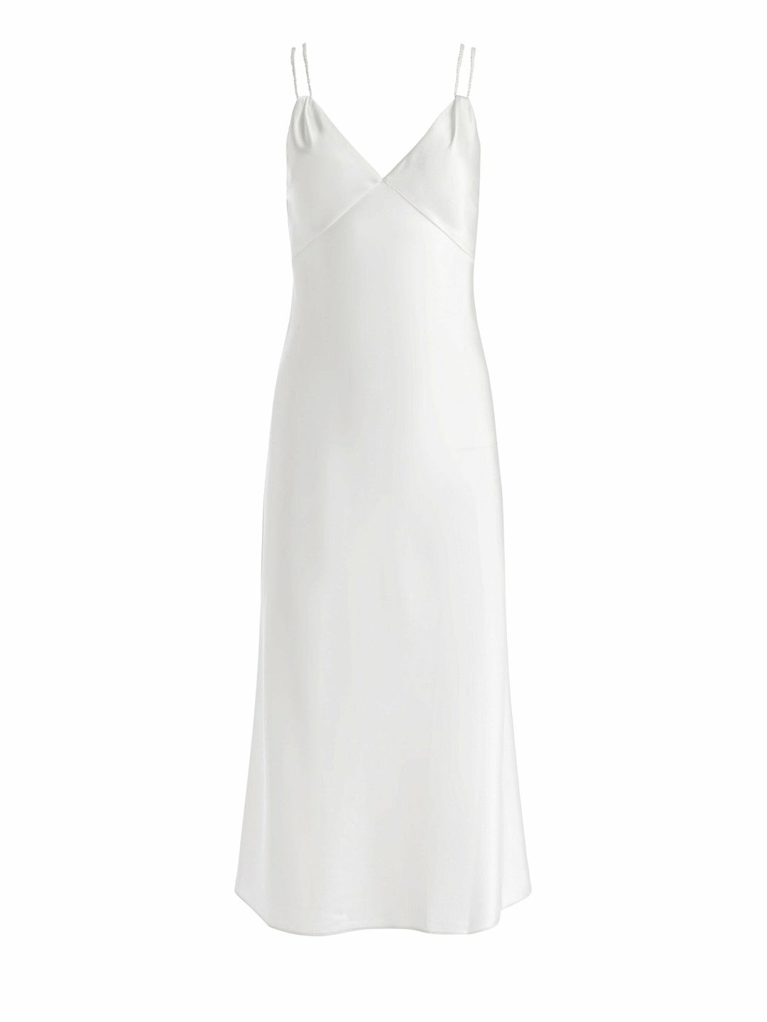 Kiro Slip Dress In Off White - Alice + Olivia Women