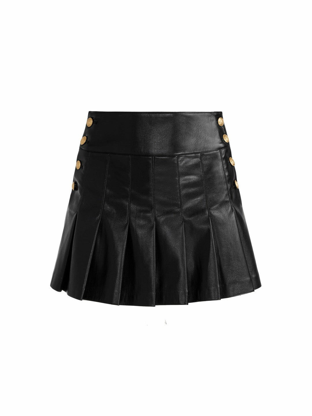 Lanna Vegan Mini Skirt In Black - Alice + Olivia Women