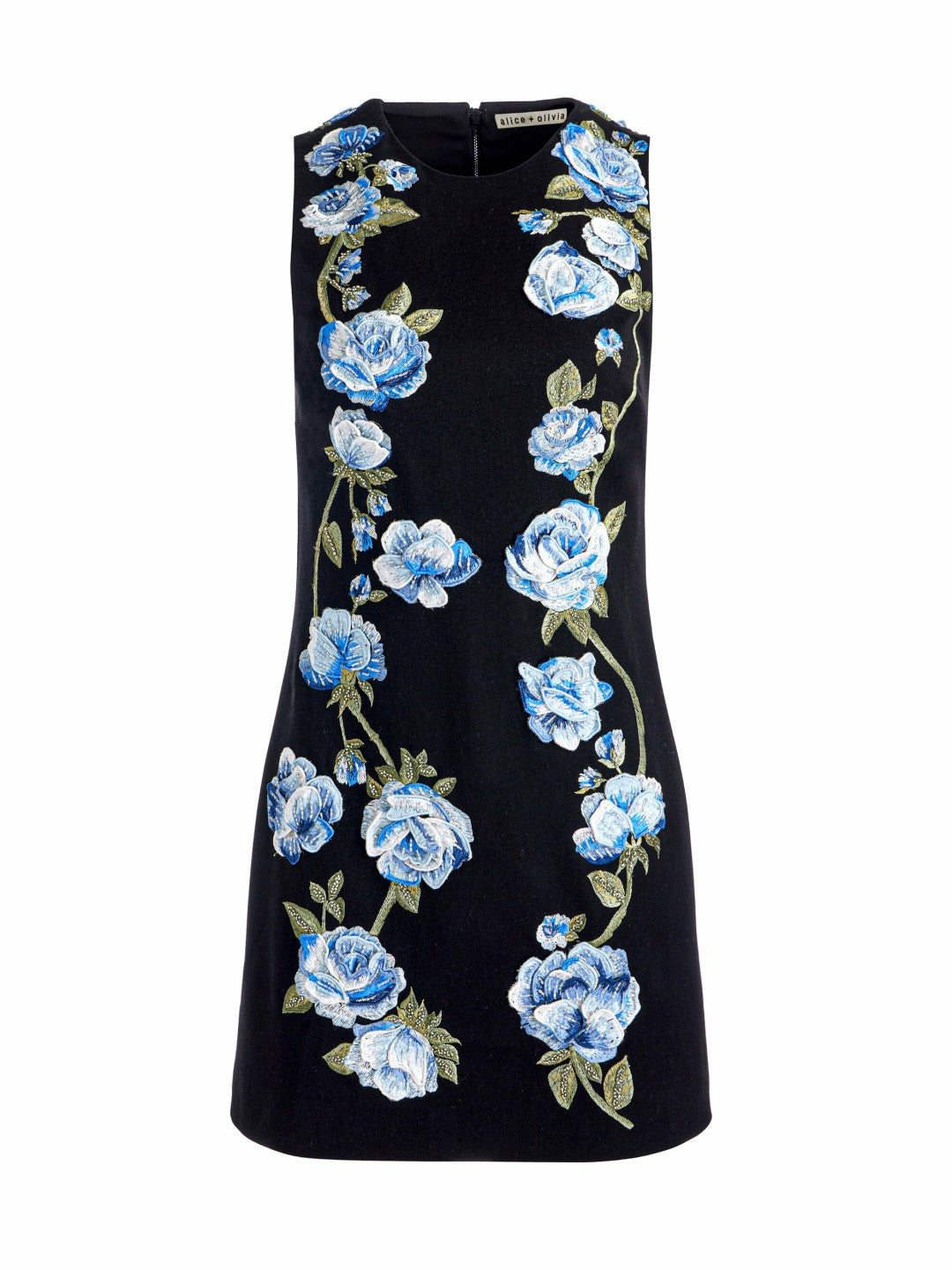 Clyde Mini Dress In Black Multi - Alice + Olivia Women