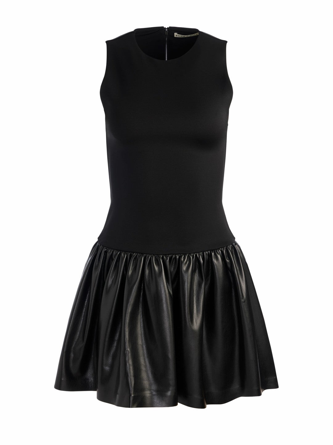 Ella Drop Waist Mini Dress In Black - Alice + Olivia Women