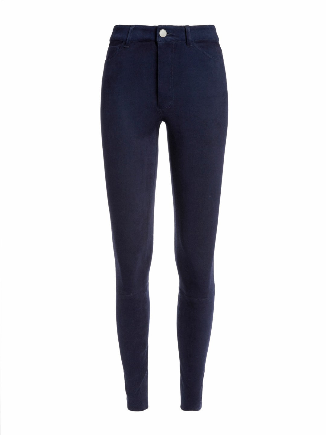 Mikah Suede Pant In Navy - Alice + Olivia Women