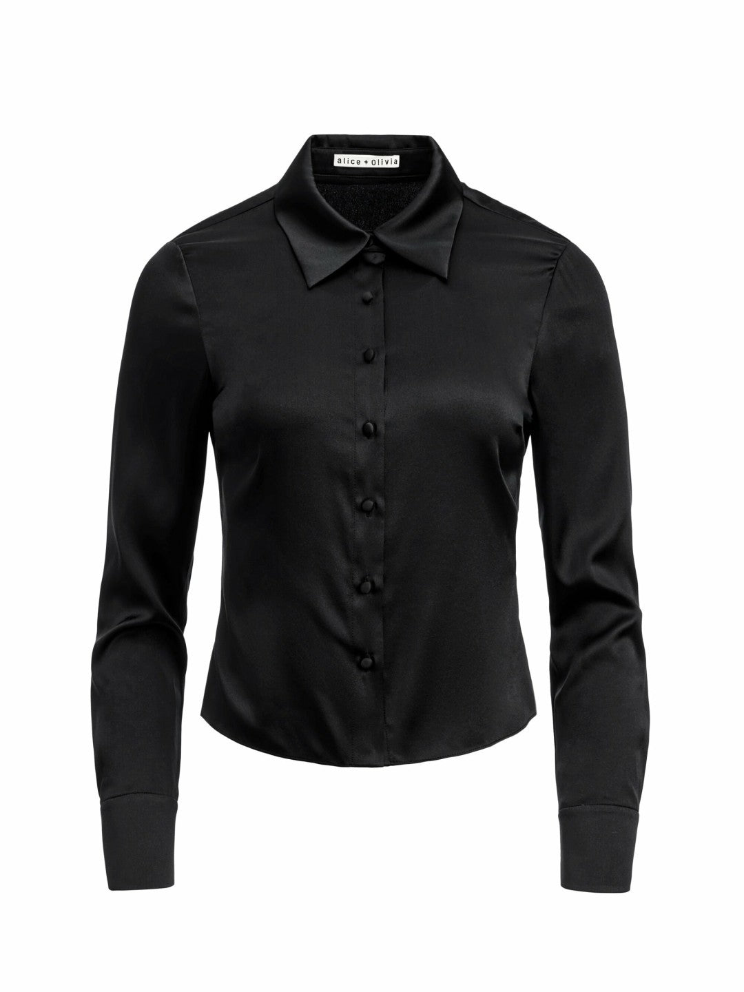 Willa Fitted Top In Black - Alice + Olivia Women