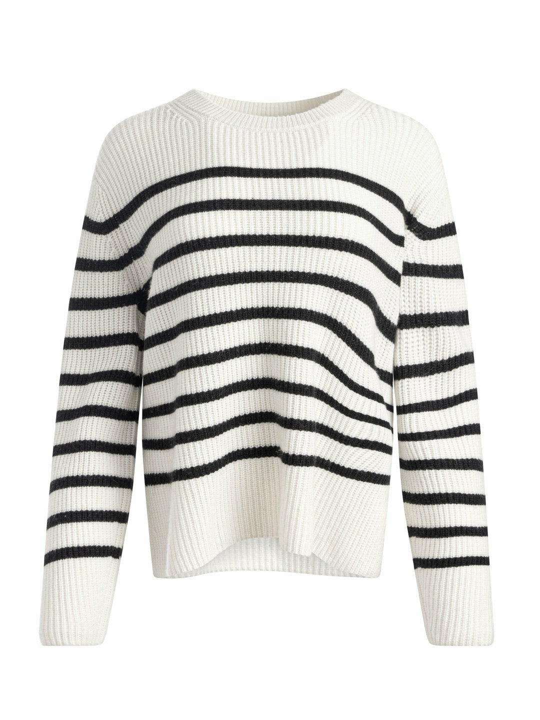Harold Striped Pullover In Ecru/black - Alice + Olivia Women