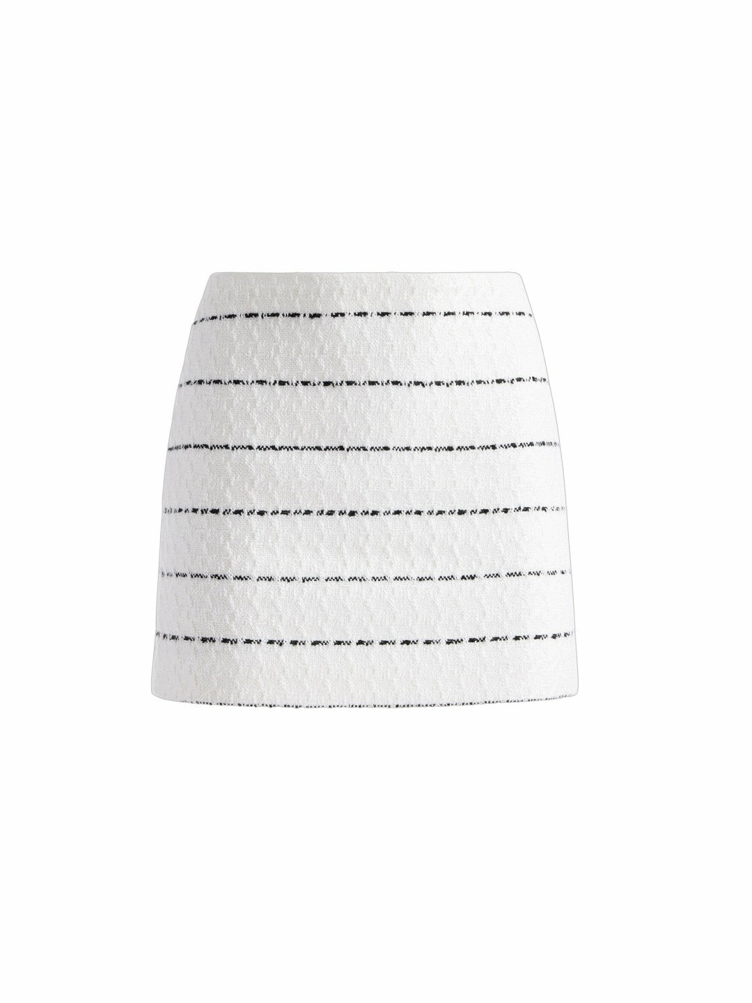 Elana Mini Skirt In Off White/black - Alice + Olivia Women