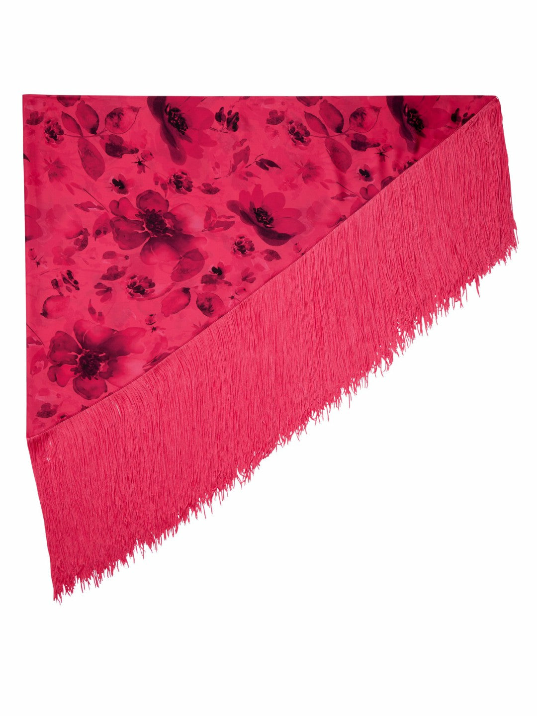 Mesha Shawl Scarf In Floral Fling Raspberry - Alice + Olivia Women