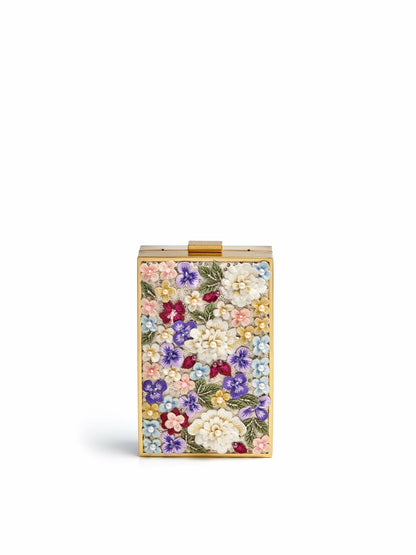 Kayla Embellished Clutch In Multi - Alice + Olivia Women