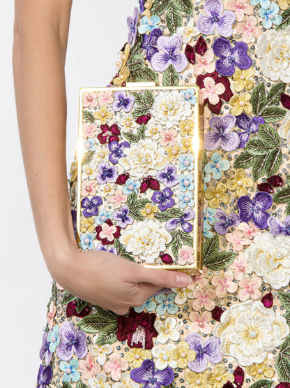 Kayla Embellished Clutch In Multi - Alice + Olivia Women