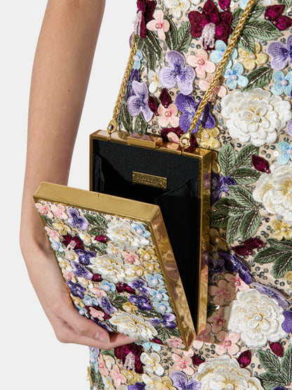 Kayla Embellished Clutch In Multi - Alice + Olivia Women