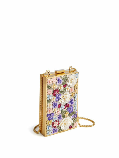 Kayla Embellished Clutch In Multi - Alice + Olivia Women
