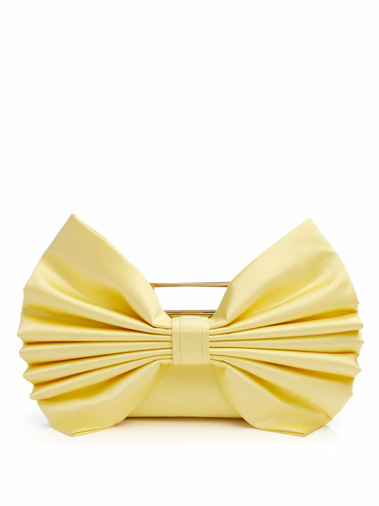 Semira Bow Bag In Butter - Alice + Olivia Women