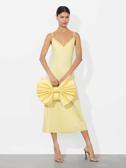 Semira Bow Bag In Butter - Alice + Olivia Women