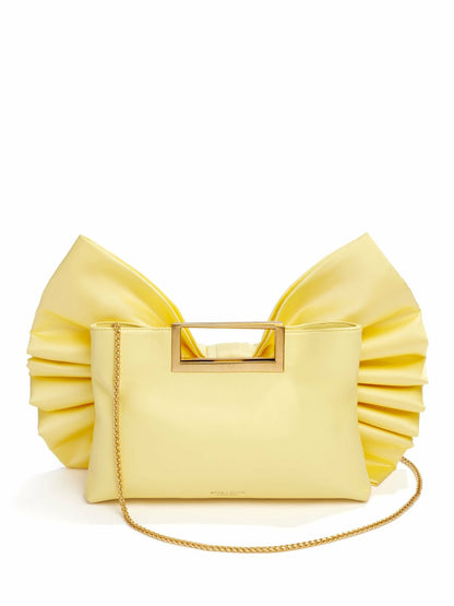 Semira Bow Bag In Butter - Alice + Olivia Women