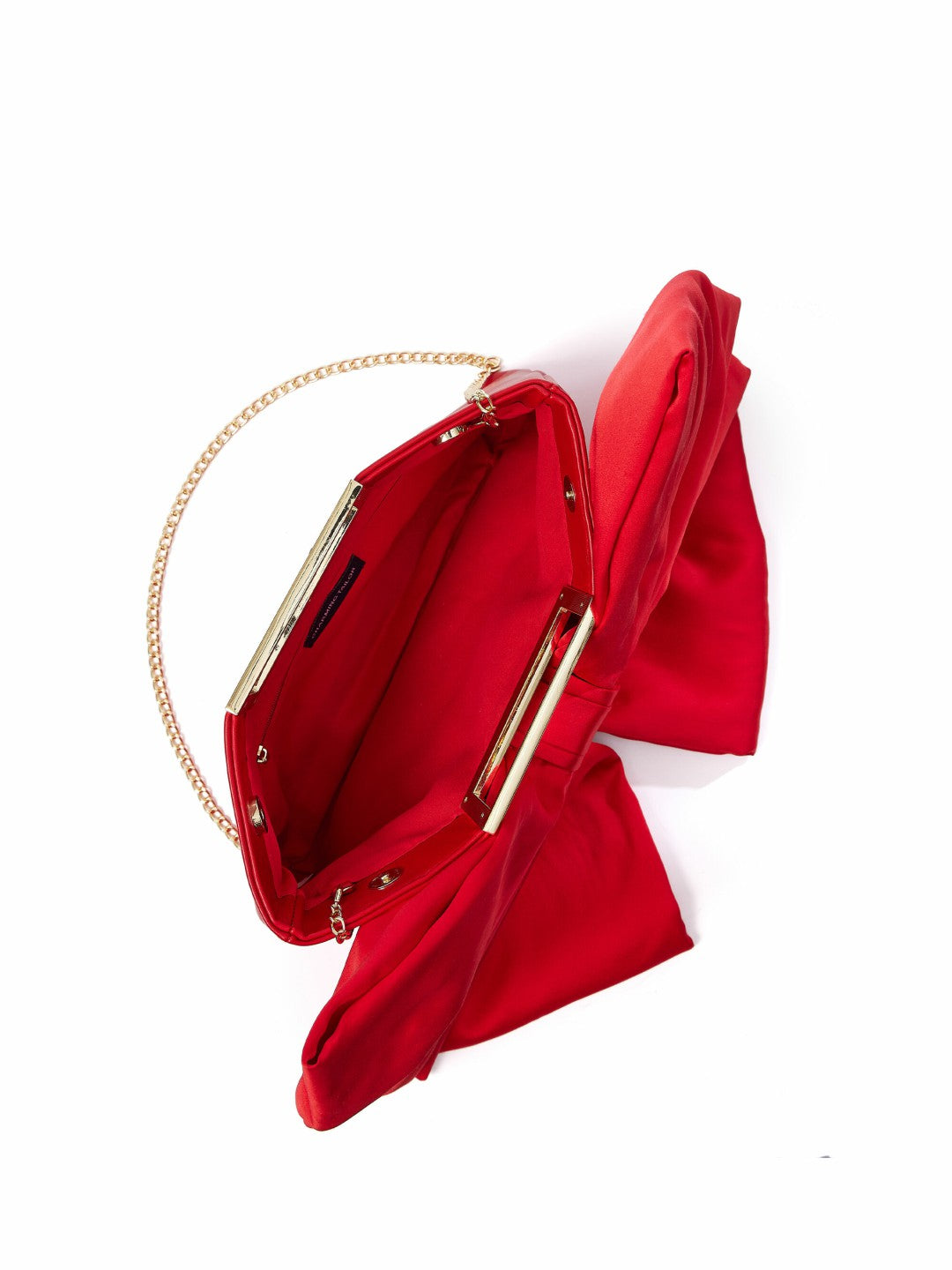 Semira Bow Bag In Bright Ruby - Alice + Olivia Women
