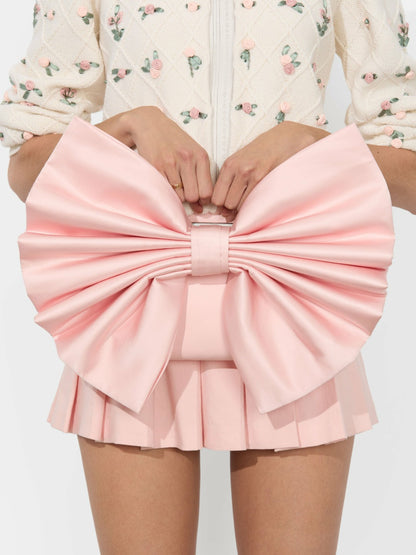 Semira Bow Bag In Pink Bloom - Alice + Olivia Women