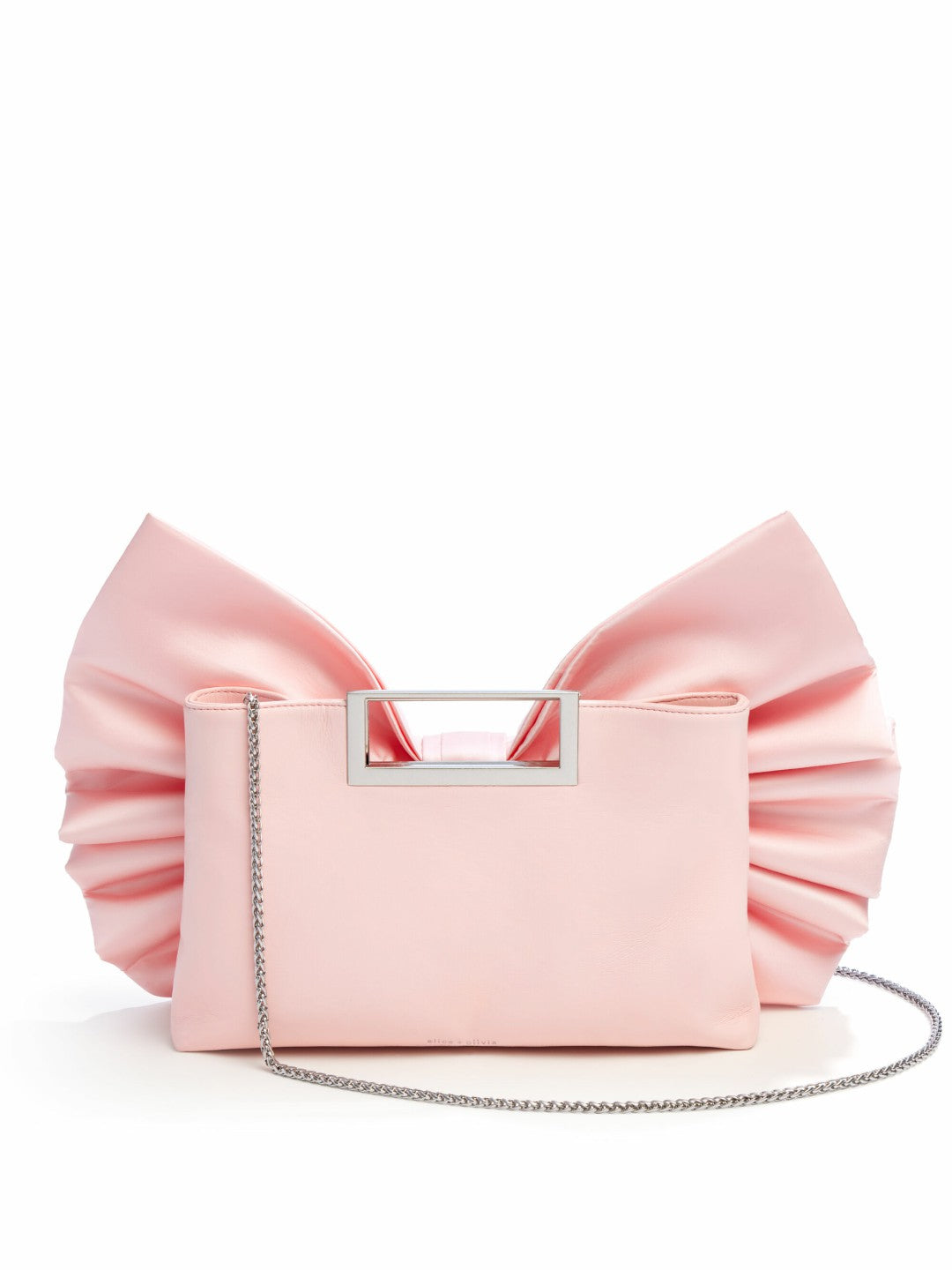 Semira Bow Bag In Pink Bloom - Alice + Olivia Women