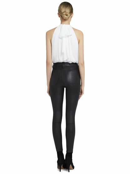 Maris Halter Top In White - Alice + Olivia Women