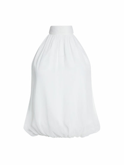 Maris Halter Top In White - Alice + Olivia Women