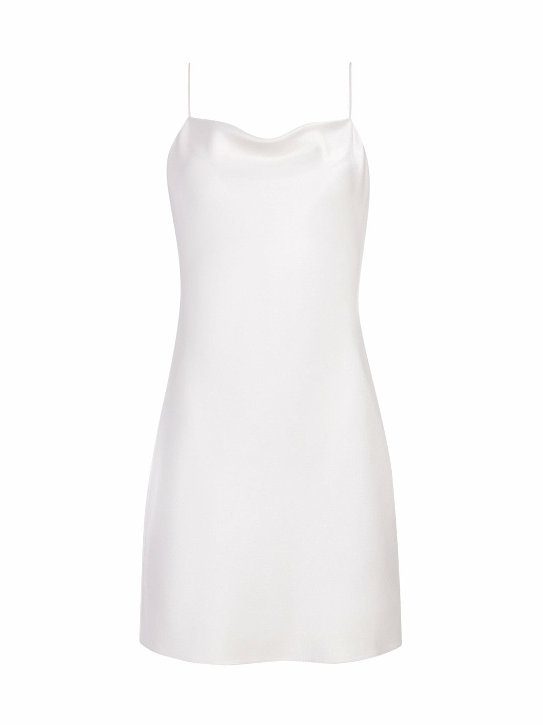 Harmony Mini Slip Dress In Off White - Alice + Olivia Women
