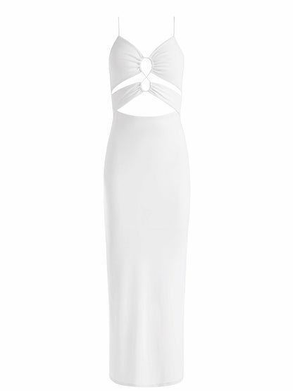 Salem Strappy Maxi Dress In Off White - Alice + Olivia Women