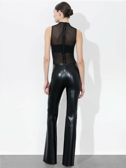 Ravyn Vegan Pant In Black - Alice + Olivia Women