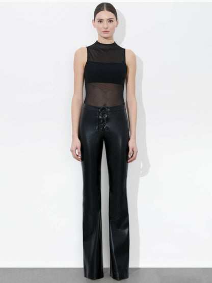 Ravyn Vegan Pant In Black - Alice + Olivia Women