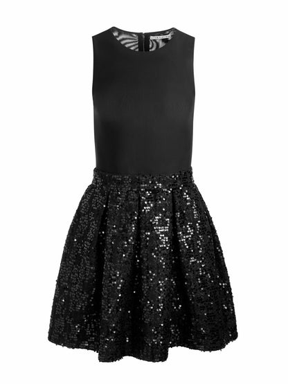 Chara Mini Dress In Black - Alice + Olivia Women