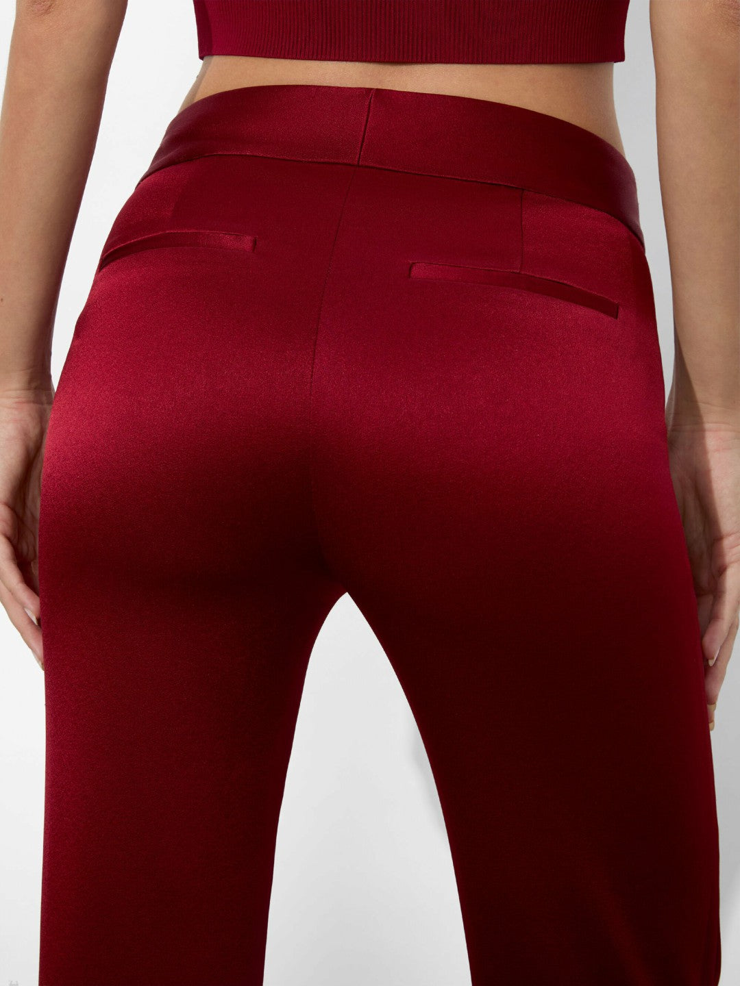 Andrew Pant In Garnet - Alice + Olivia Women