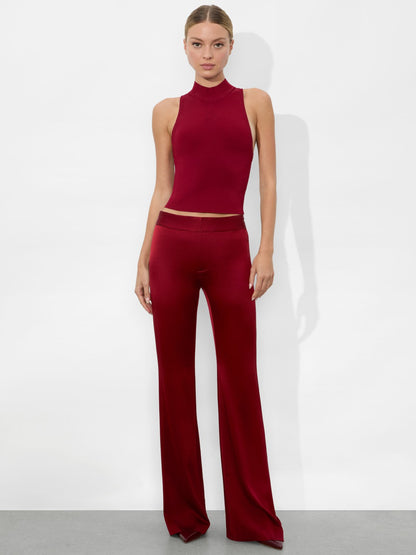 Andrew Pant In Garnet - Alice + Olivia Women