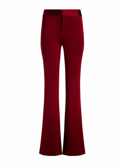 Andrew Pant In Garnet - Alice + Olivia Women