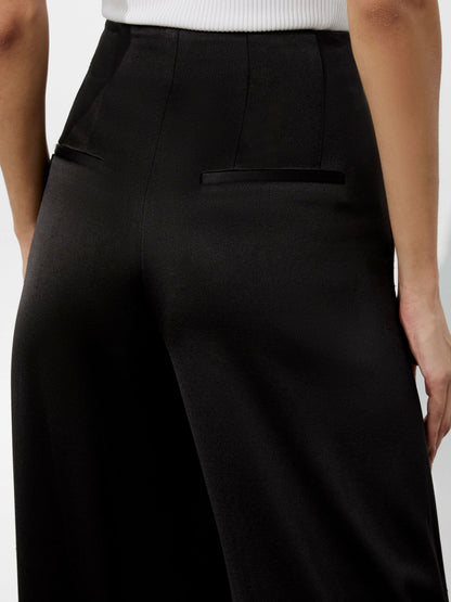 Eloise Wide Leg Pant In Black - Alice + Olivia Women