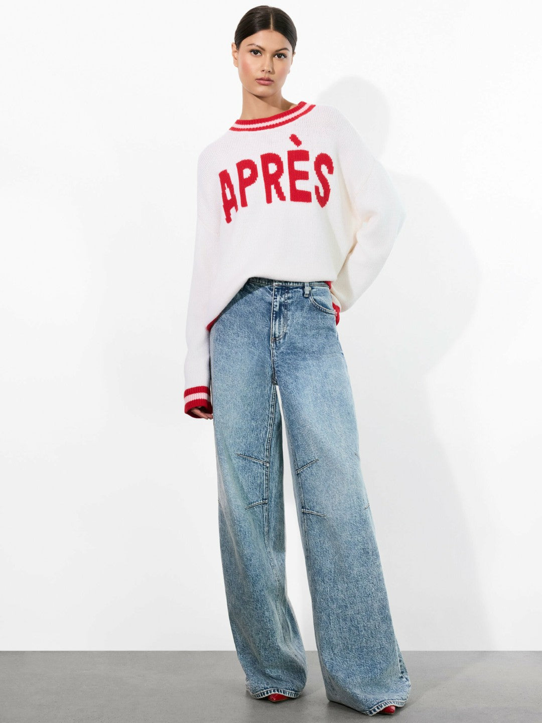 Ogden Pullover In Ecru Multi - Alice + Olivia Women