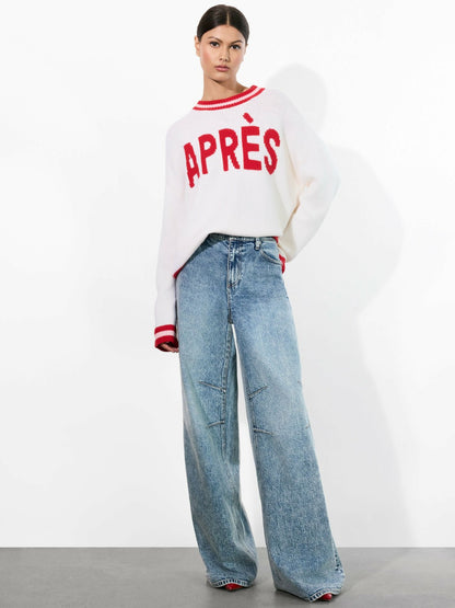 Ogden Pullover In Ecru Multi - Alice + Olivia Women