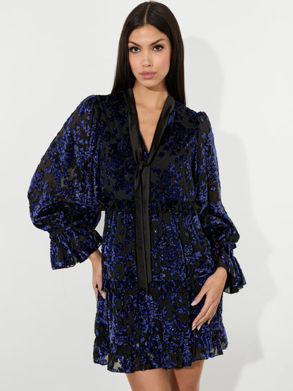 Moranne Tunic Dress In Midnight Blue - Alice + Olivia Women