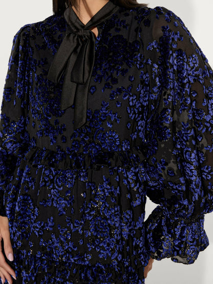 Moranne Tunic Dress In Midnight Blue - Alice + Olivia Women