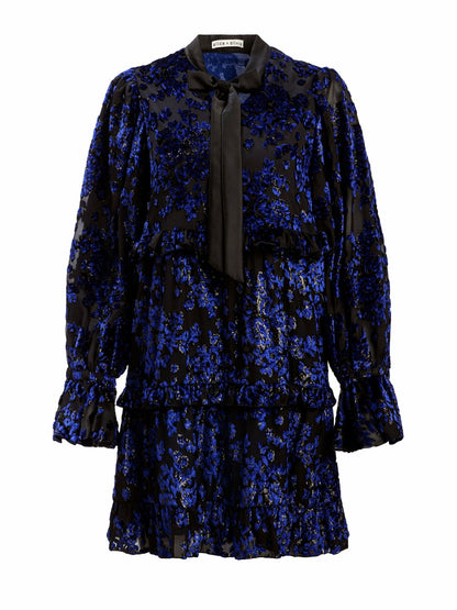 Moranne Tunic Dress In Midnight Blue - Alice + Olivia Women