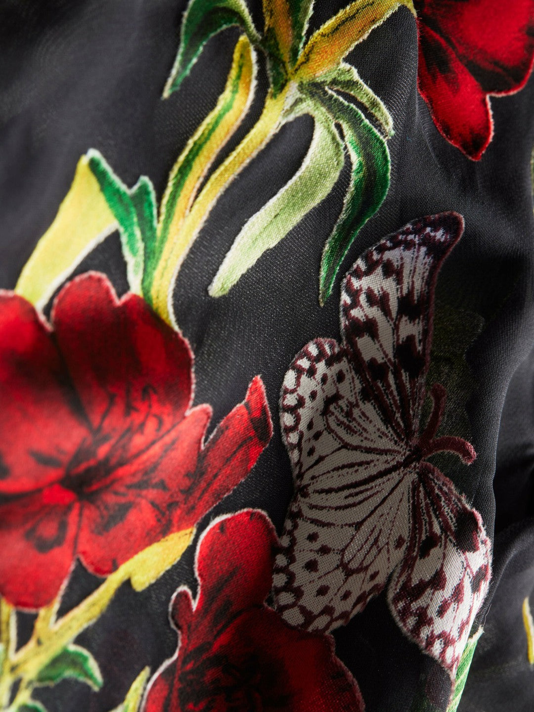 Delaina Velvet Top In In The Wind Floral - Alice + Olivia Women