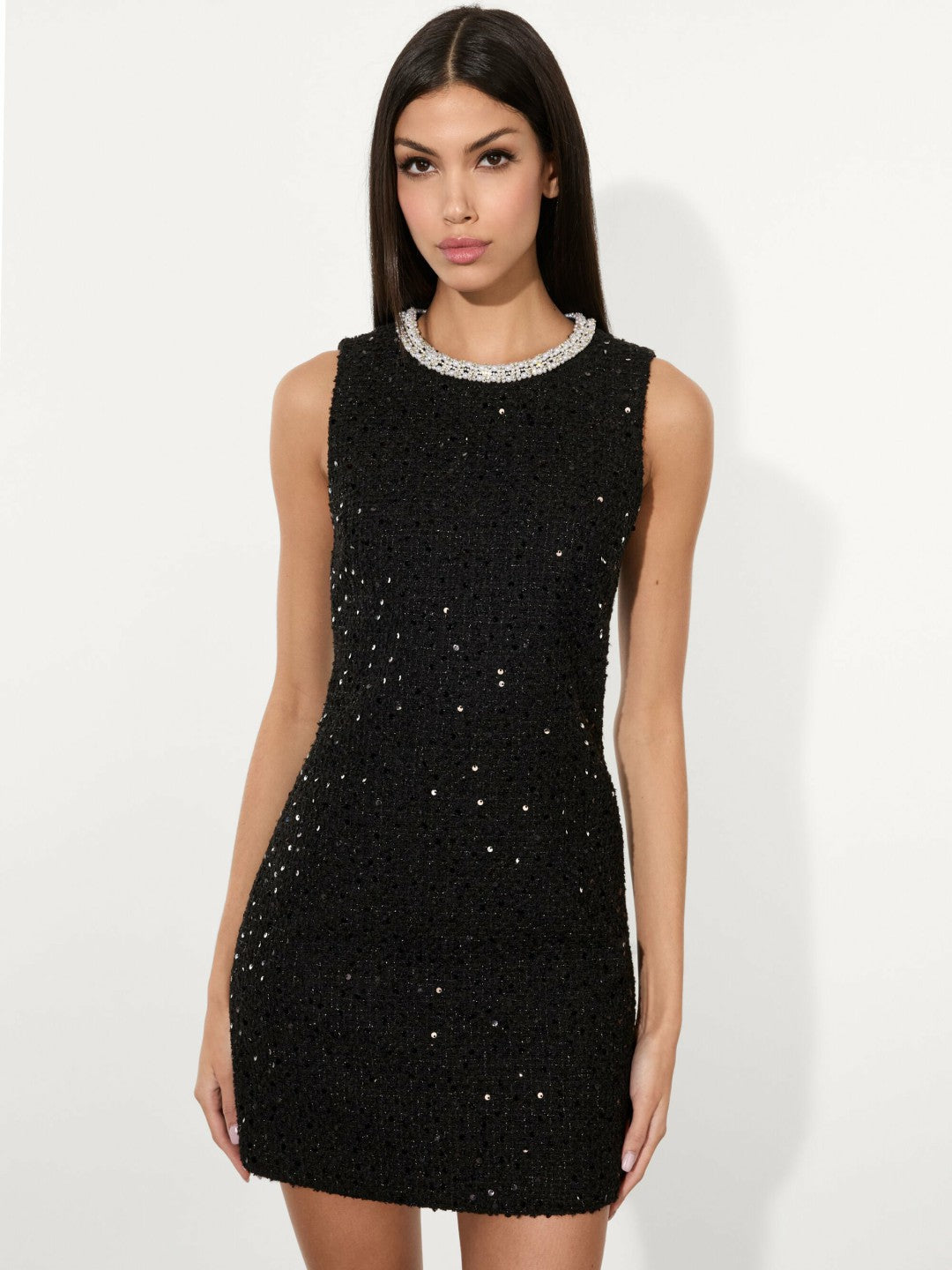 Coley Mini Dress In Black - Alice + Olivia Women