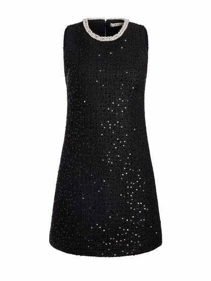 Coley Mini Dress In Black - Alice + Olivia Women