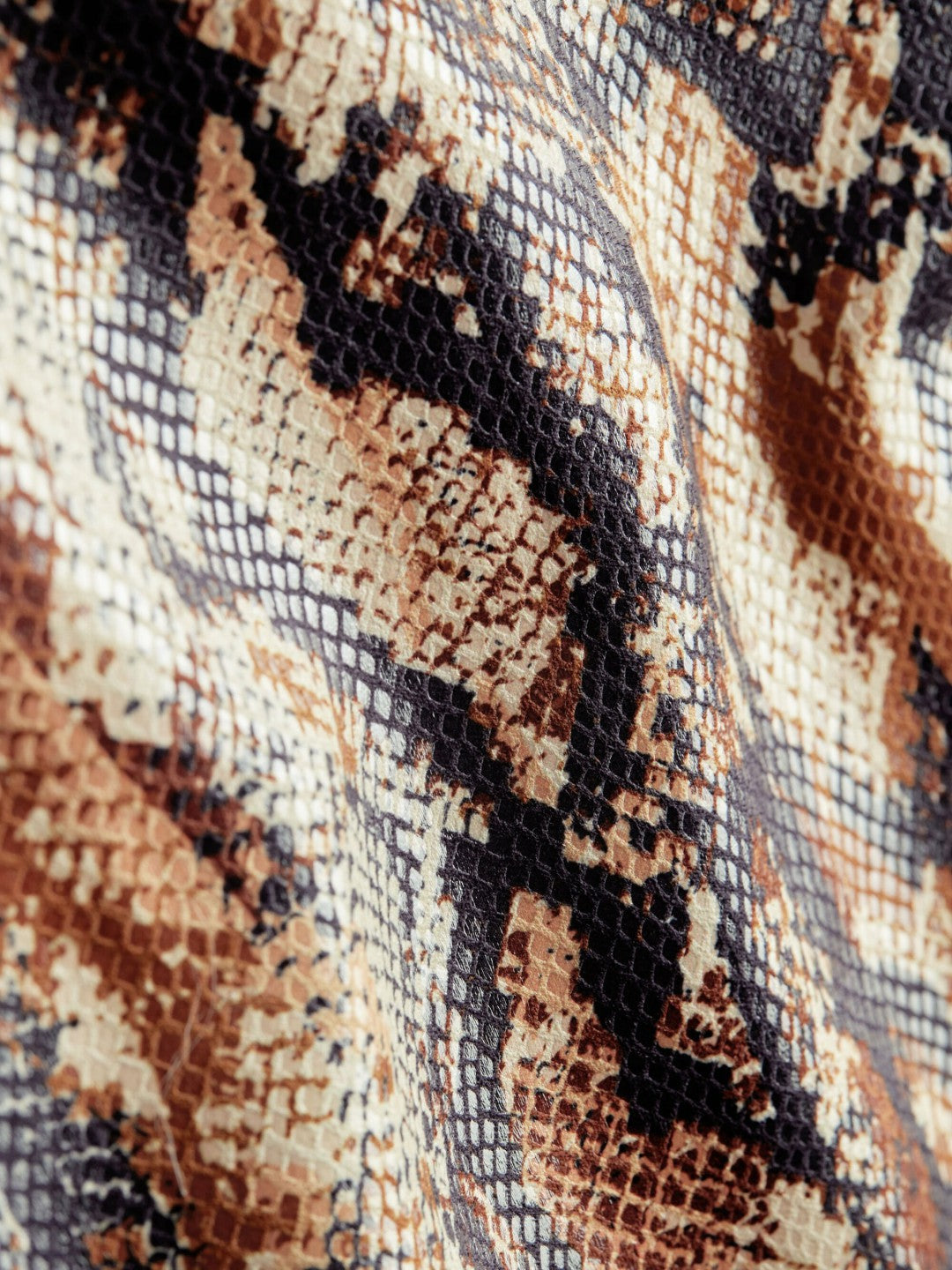 Clyde Vegan Mini Dress In Camel/black Snake - Alice + Olivia Women