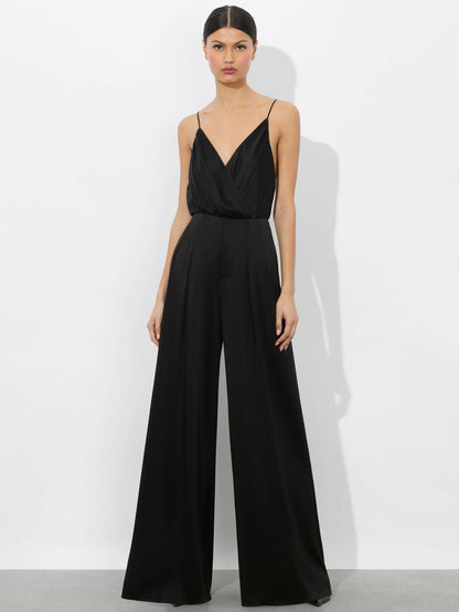 Callie Tank Bodysuit In Black - Alice + Olivia Women