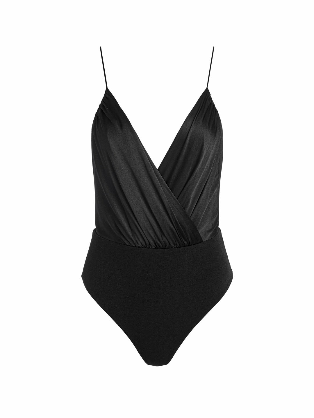 Callie Tank Bodysuit In Black - Alice + Olivia Women