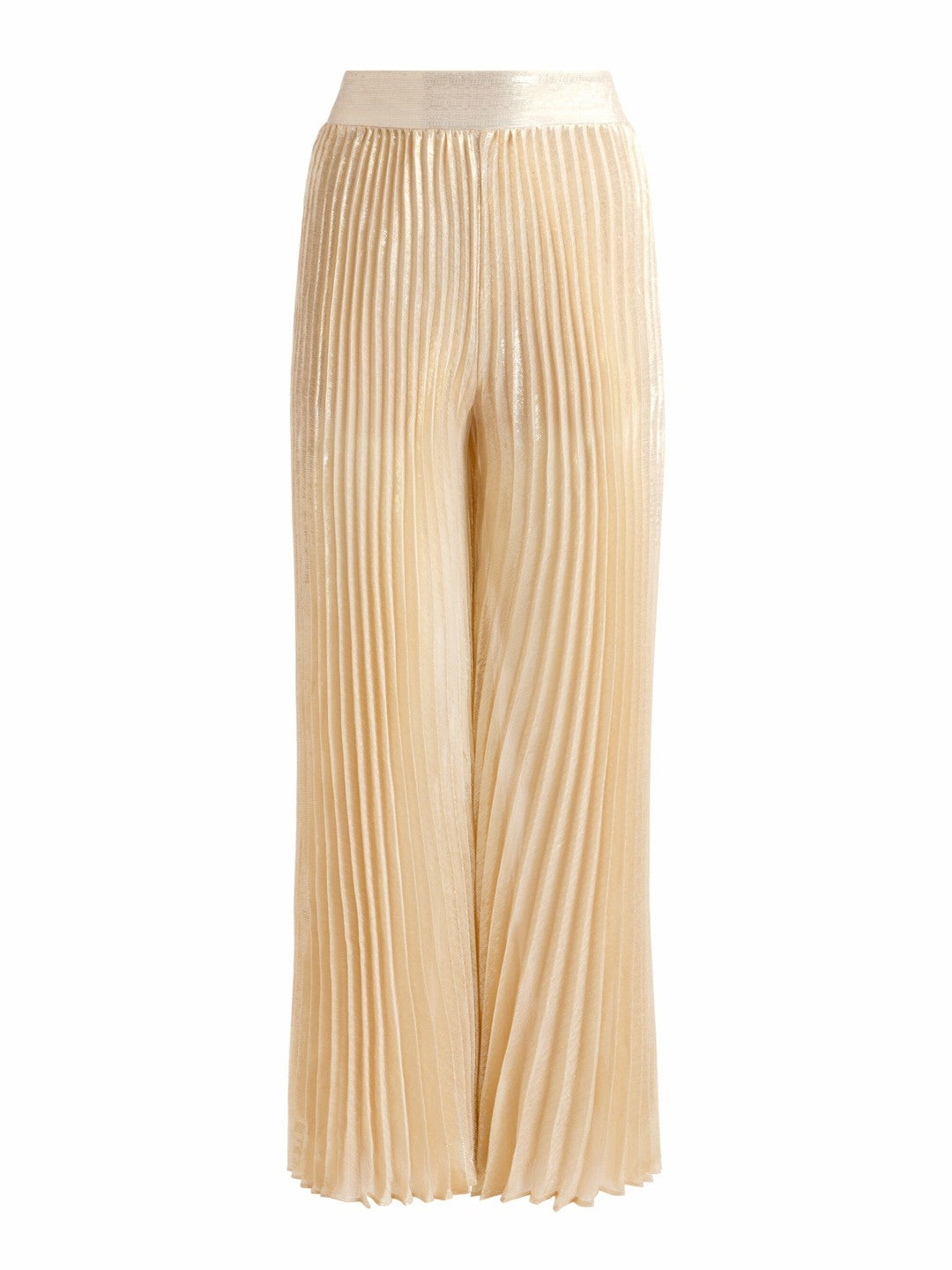 Rosalie Pleated Pant In Champagne/gold - Alice + Olivia Women