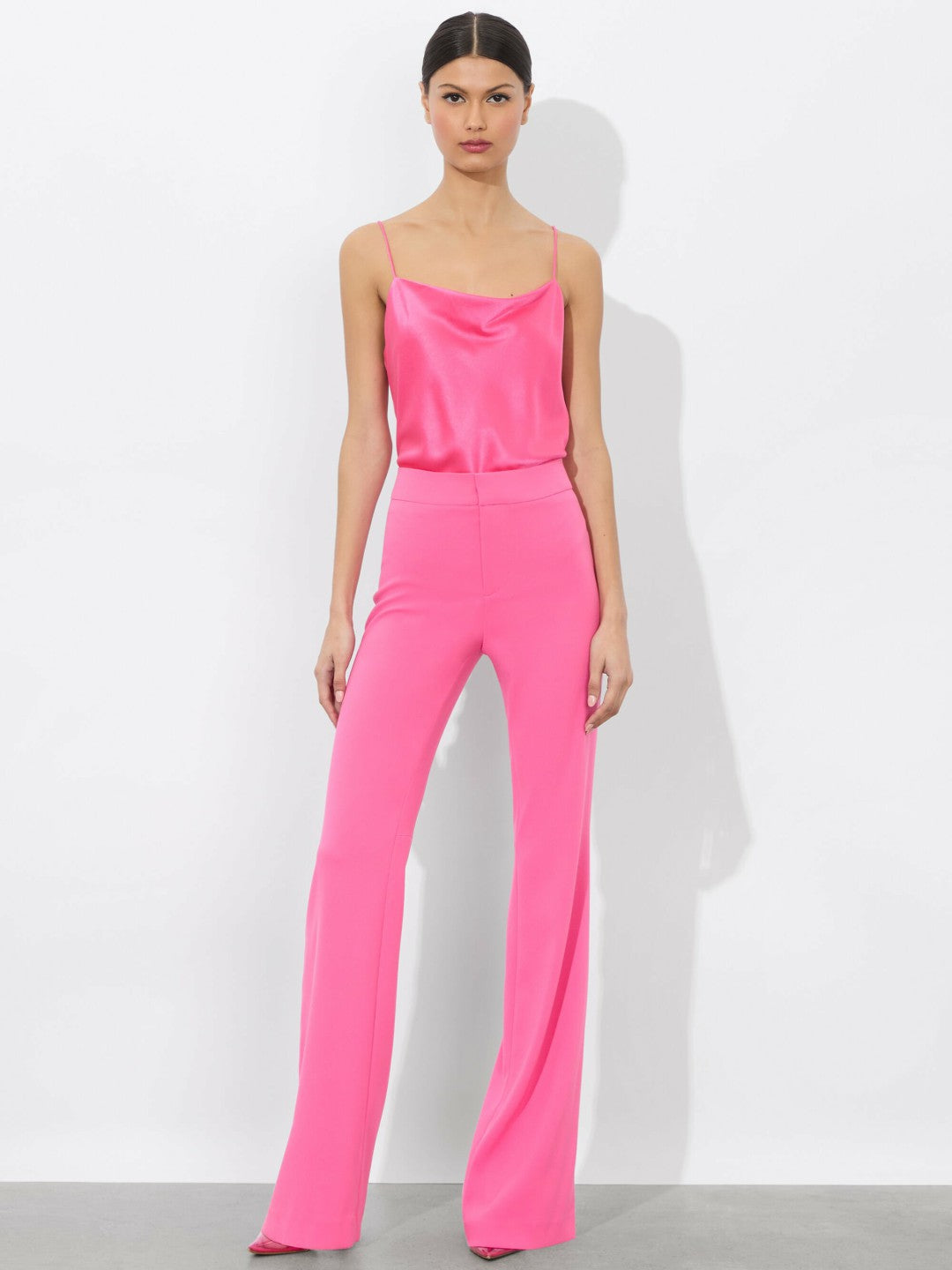 Harmon Bodysuit In Wild Pink - Alice + Olivia Women