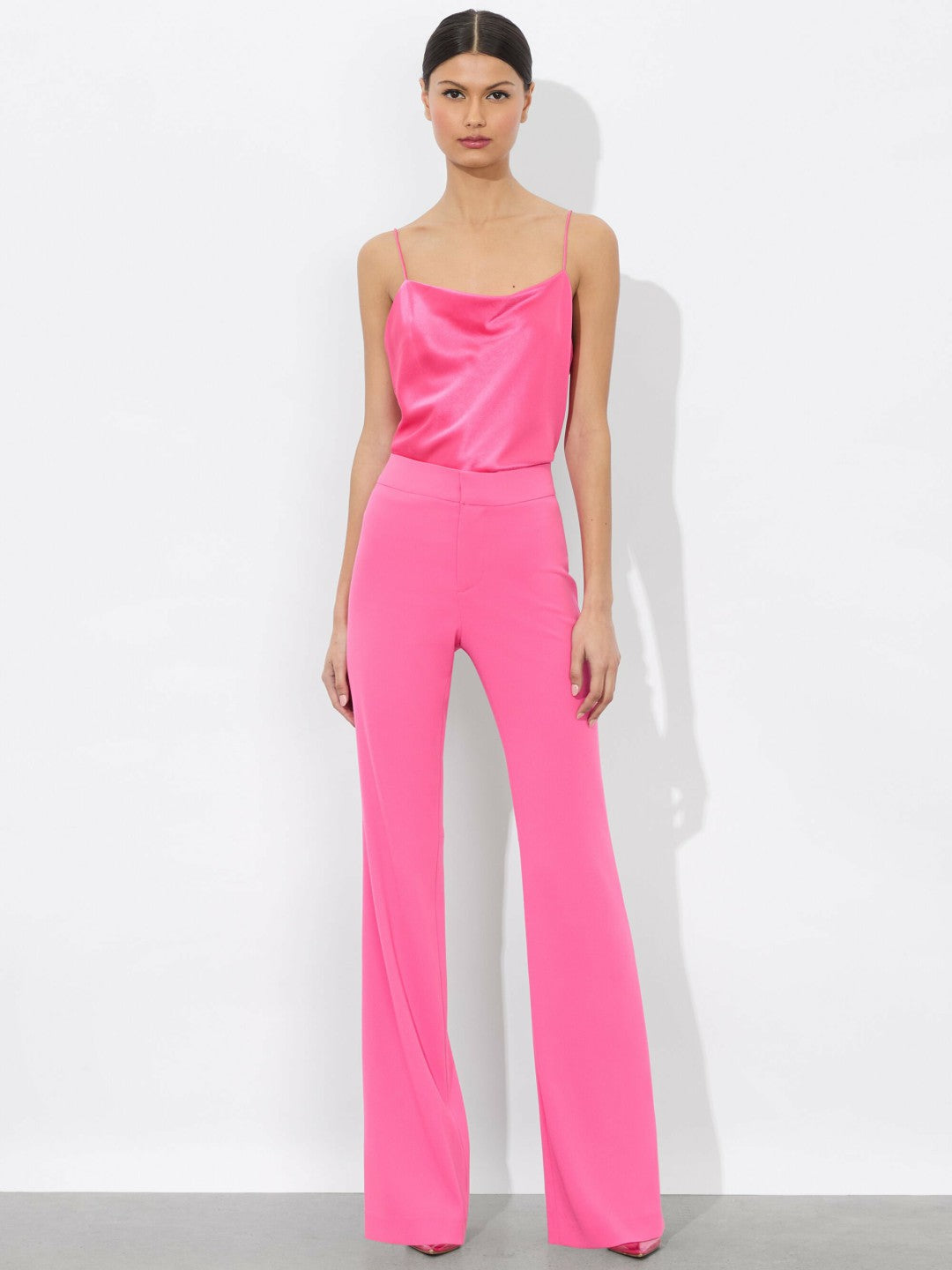 Harmon Bodysuit In Wild Pink - Alice + Olivia Women