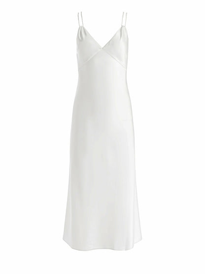 Kiro Slip Dress In Off White - Alice + Olivia Women