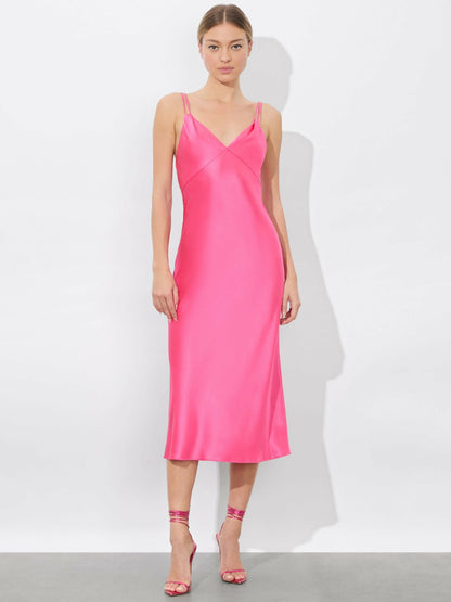 Kiro Slip Dress In Wild Pink - Alice + Olivia Women